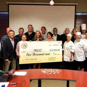 FRLA Monroe FKCC Scholarship Check Presentation